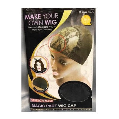Q Fitt Make Your Own Wig Stretch Mesh Magic Part Wig Cap