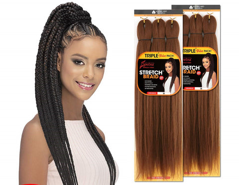 Spectra Pre-Stretched Braiding Hair 6x Value Pack