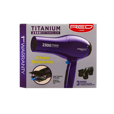 Red by Kiss 2300 Titanium Detangler