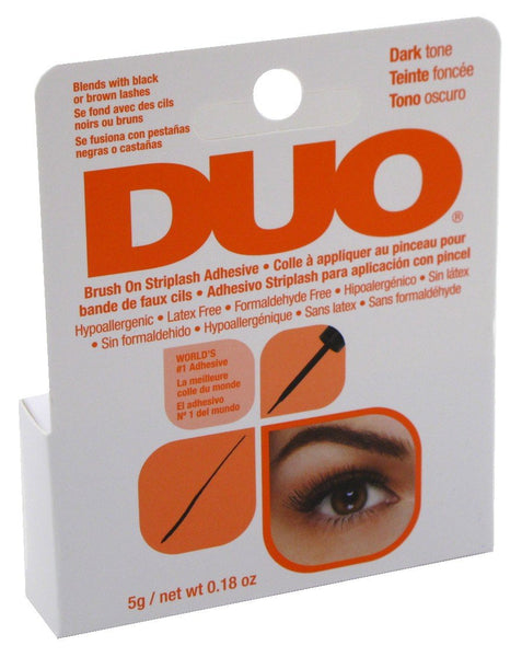 Duo Brush On Striplash Adhesive - Dark Tone