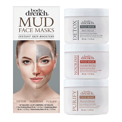Body Drench Mud Face Masks