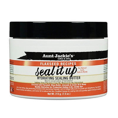 Aunt Jackie's Curls & Coils Seal It Up Hydrating Sealing Butter 7.5 oz