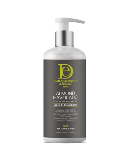 Design Essentials Natural Almond & Avocado Leave-In Conditioner 34 oz