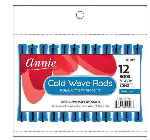 Annie Cold Wave Rod Long 12Ct Blue
