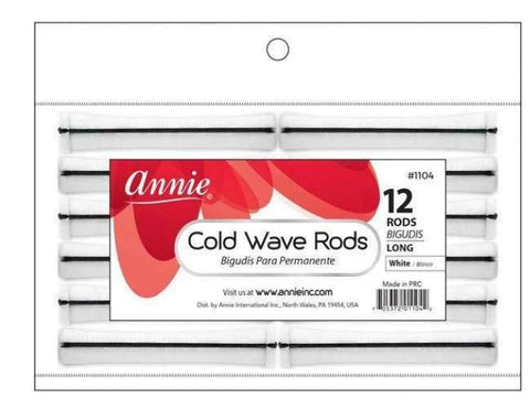 Annie Cold Wave Rod Long 12Ct White
