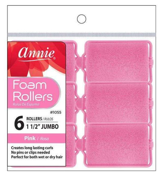 Annie Foam Rollers Jumbo & Xtra Large - Pink