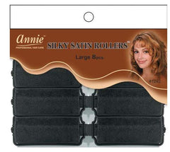 Annie Silky Satin Rollers Size Small/Medium/Large