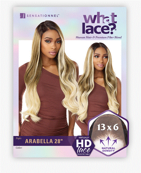 Sensationnel What Lace Human Hair Blend - Arabella