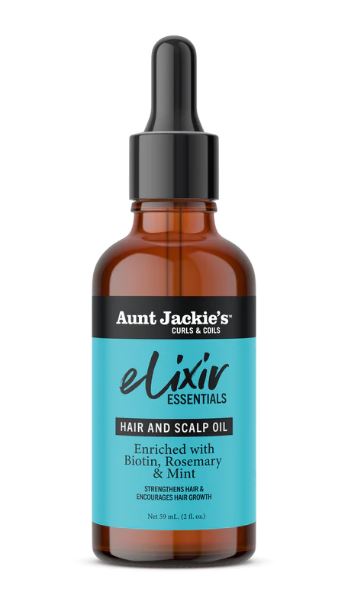 Aunt Jackie's Elixir Essentials: Biotin & Rosemary Hair & Scalp Oil