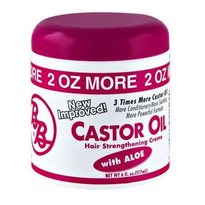 BB Castor Oil Hair Strengthing Creme 6 fl oz