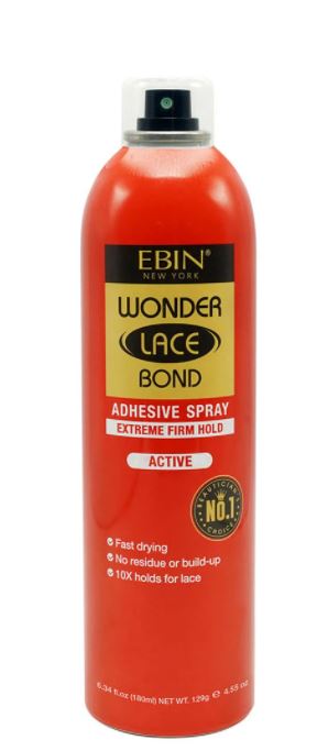 EBIN New York Wonder Lace Bond Melt Spray Extreme Firm Hold Active