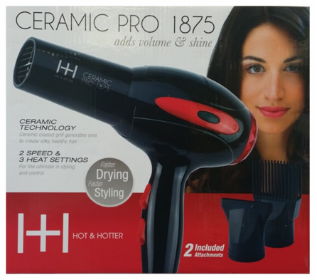 Hot & Hotter Ceramic Pro Hair Dryers