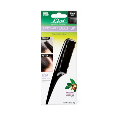 Kiss Quick Cover Gray Hair Touch Up Comb On