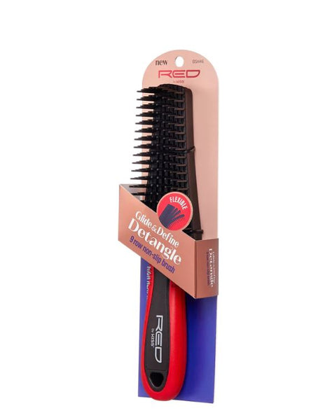 RED by Kiss Glide N Define Detangling Brush