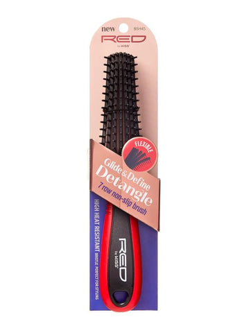 RED by Kiss Glide N Define Detangling Brush