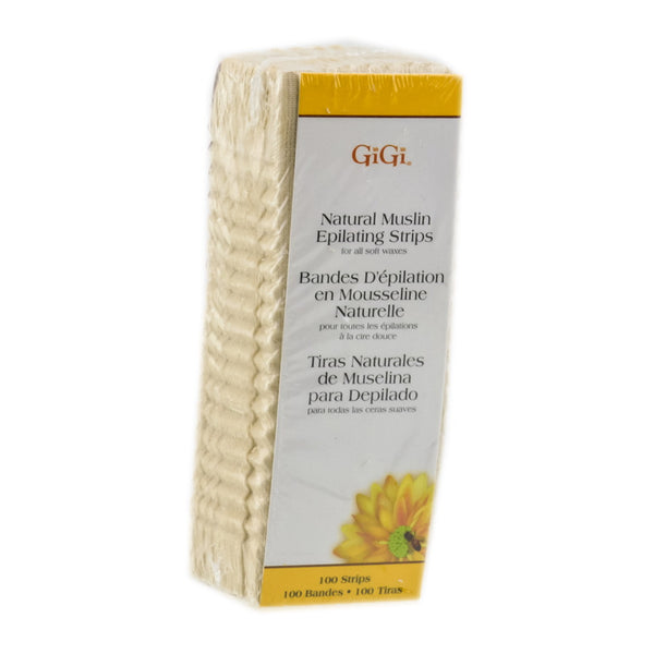 Gigi Natural Muslin Epilating Strips