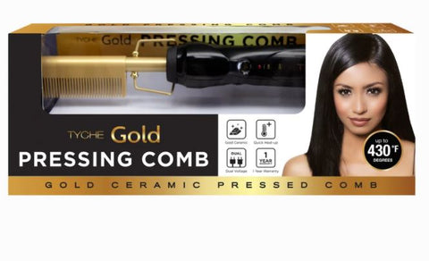 Nicka K Gold Pressing Comb