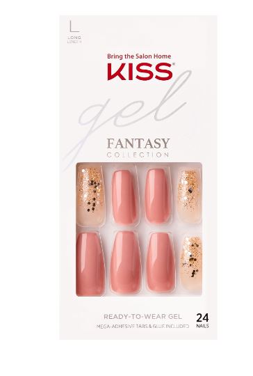 Kiss Gel Fantasy Ready To Wear Nails - Midnight Sky FG03