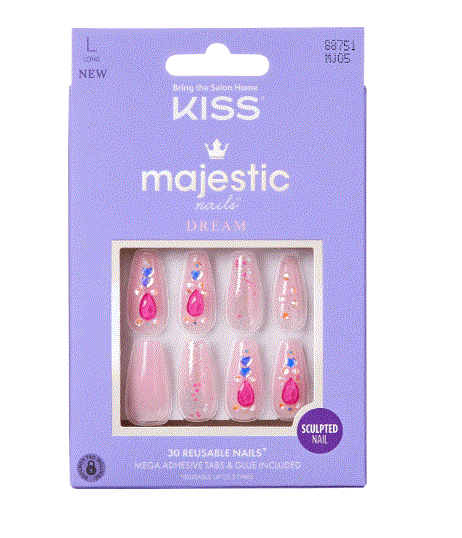 Kiss Majestic Nails Lovely Bubbly