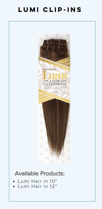 Hair Couture 100% Human Hair Extensions LUMI 7 piece Clip-ins