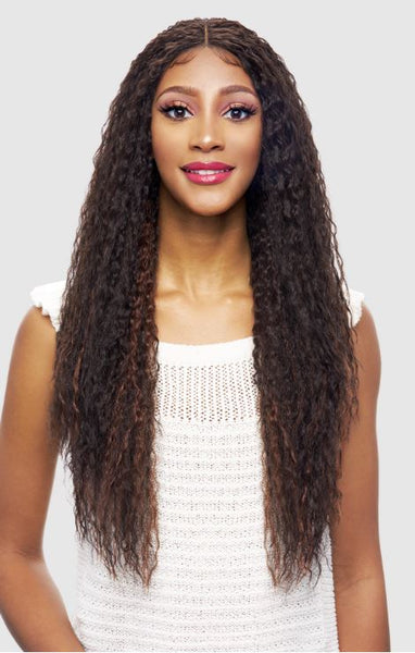 Vanessa Synthetic HD Lace Front Wig - Mist Inky