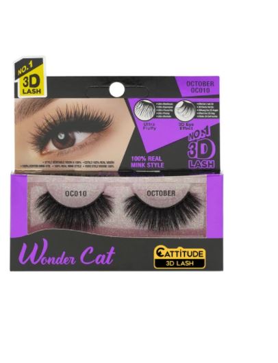 Wonder Cat 3D Mink Faux Lashes