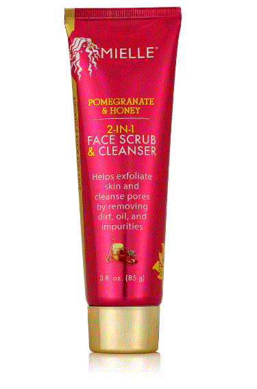 Mielle Pomegranate & Honey 2-IN-1 Face Scrub & Cleanser