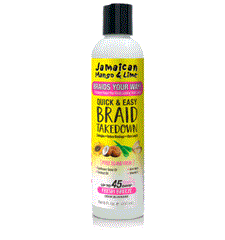 Jamaican Mango & Lime Quick & Easy Braid Takedown