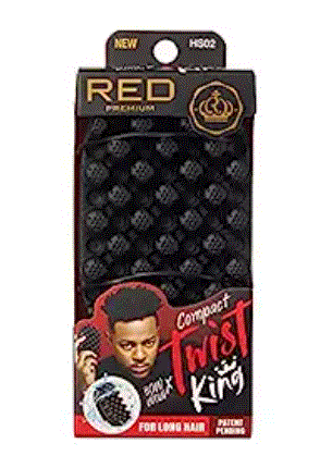 Red by Kiss Bow Wow X Twist King Luxury Twist Styler Washable and Durable Twist Brush for Afro Curl