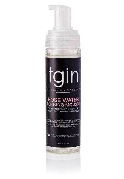 TGIN Rose Water Curl Defining Mousse