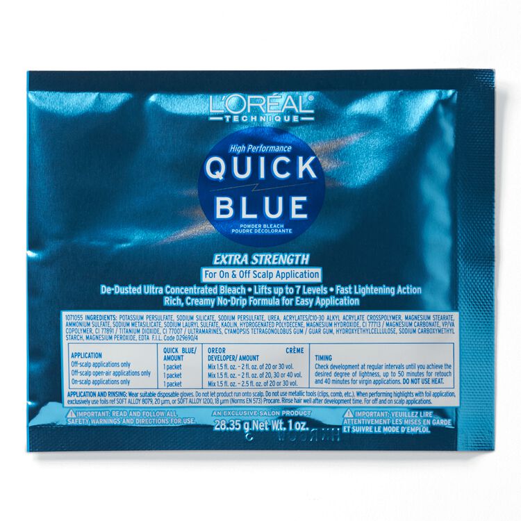 L'Oreal Quick Blue High Performance Powder Lightener Packette