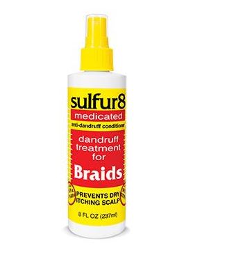Sulfur-8 Medicated Braid Spray