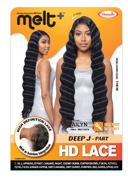 Vanessa Synthetic HD Lace Front Wig Melt - Ailyn