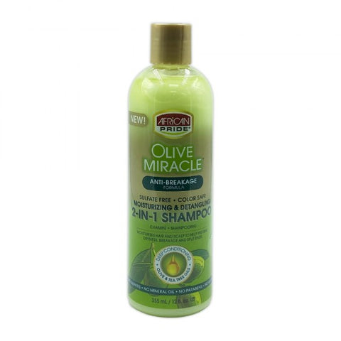 African Pride Olive Miracle 2-in-1 Shampoo