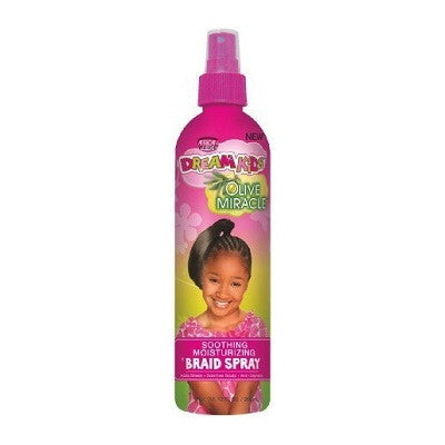 African Pride Dream Kids Olive Miracle Braid Spray