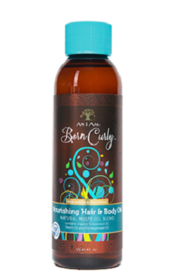 As I Am Born Curly Nourishing  Hair & Body Oil