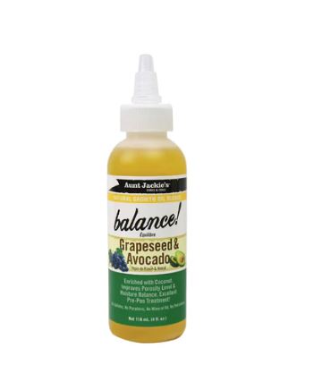Aunt Jackie's Growth Oil Balance – Grapeseed & Avocado