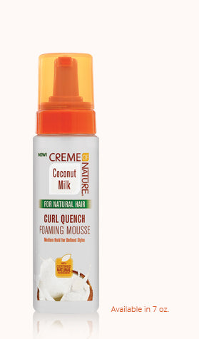 Creme of Nature Coconut Milk Curl Quenching Foaming Mousse