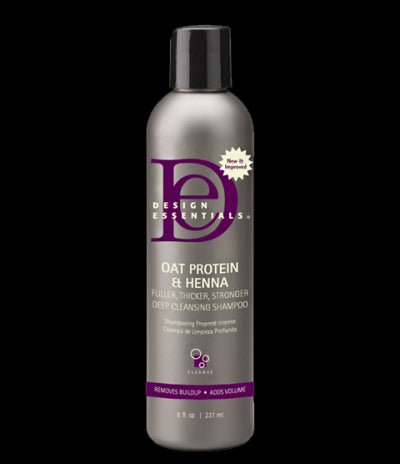 Design Essentials Oat Protein & Henna Deep Cleansing Shampoo - 8 oz
