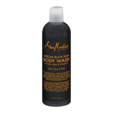 Shea Moisture African Black Soap Soothing Body Wash 13 oz