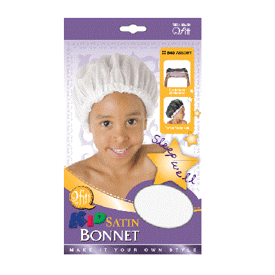 Q Fitt Kid Satin Bonnet