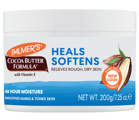 Palmer's Cocoa Butter Formula Heals Soften Cream Jar