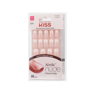 Kiss Salon Acrylic Nude French Nails