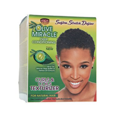 African Pride Olive Miracle Deep Conditioning Curls & Coils Texturizer