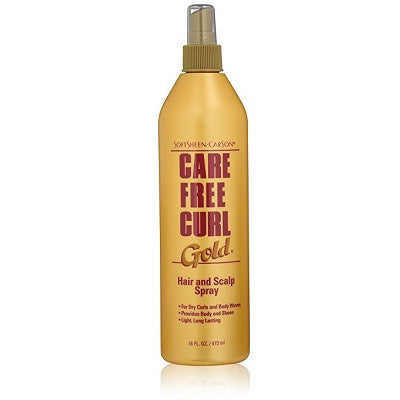 Care Free Cure Gold Hair and Scalp Spray - 16 oz