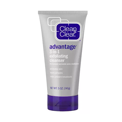 Clean & Clear Advantage 3-in-1 Exfoliating Cleanser