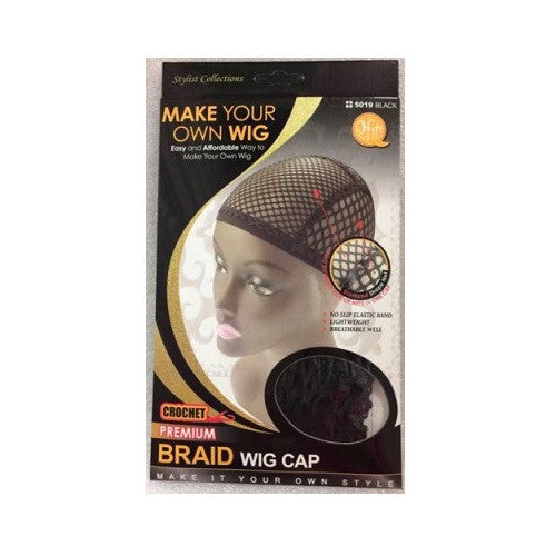 Q Fitt Make Your Own Wig Crochet Premium Braid Wig Cap