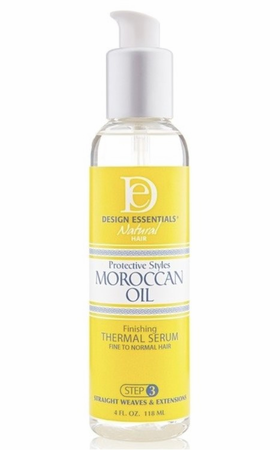 Design Essentials Protective Styles Moroccan Oil Finishing Thermal Serum